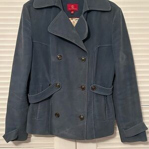 Cole Haan Women's Slate Blue Jacket 100% cotton size 12